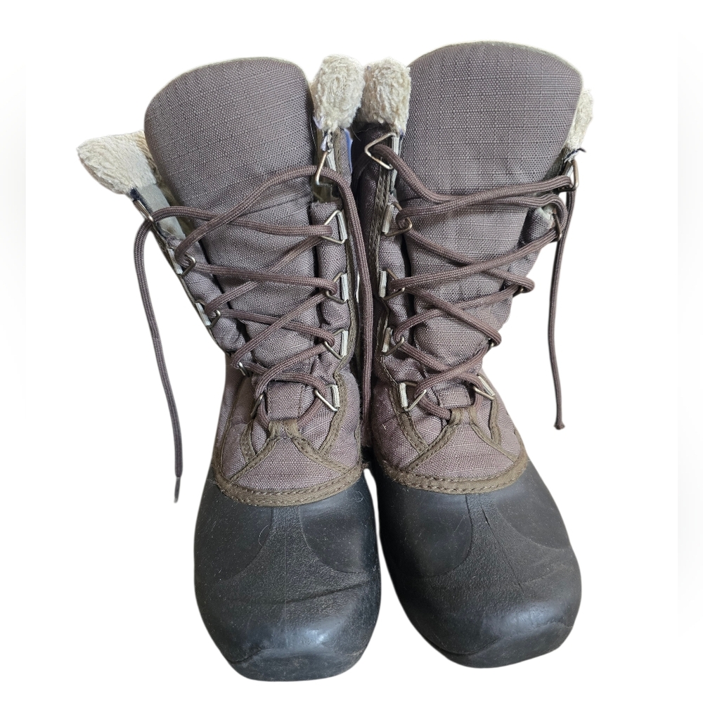 Sorel Cumberland Women's Brown Winter Waterproof Sherpa Trim Snow Boots Size 6.5
